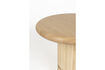 Miniature Beige wood side table Chunk 10