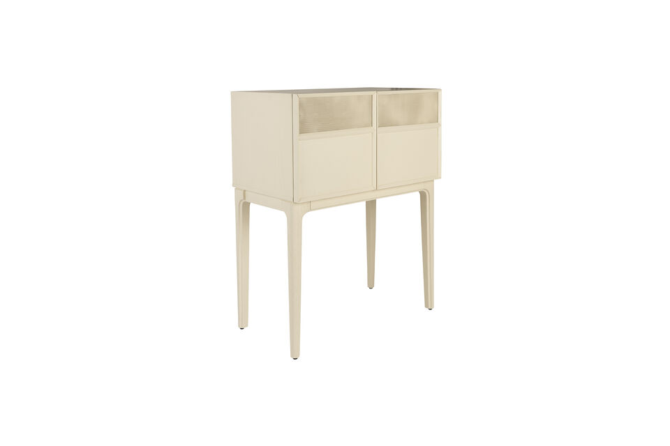 The June cabinet’s raised legs play a pivotal role in its overall design