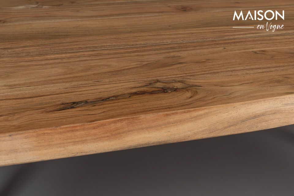 Made from top-quality wood and stained a delightful brown