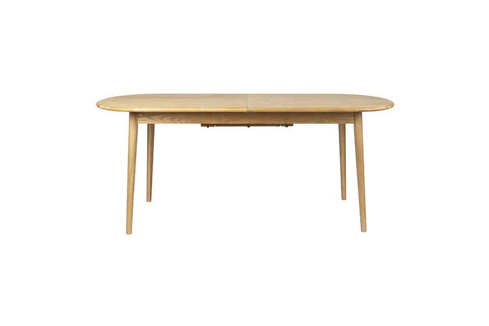 Beige wooden dining table Twist - 11