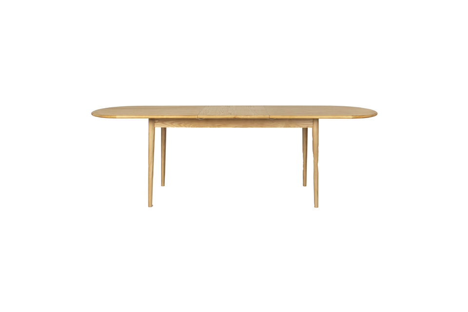 Beige wooden dining table Twist - 9