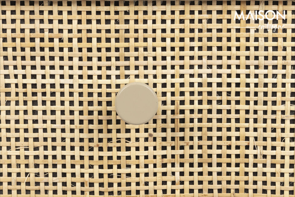 Its light colors and rounded shapes create a calm, harmonious look