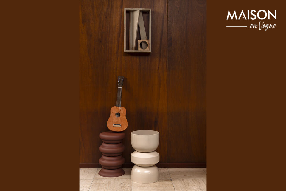 In addition, the funky shapes are reminiscent of 70s interiors