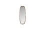 Miniature Beige wooden wall mirror Nyko Clipped