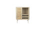 Miniature Beige wooden wardrobe Amaya Clipped