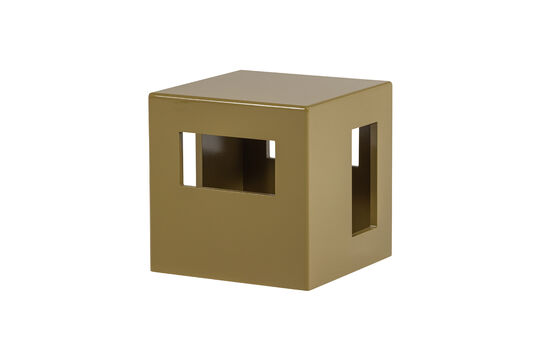 Beistelltisch 40x40 cm MDF Honiggelb Modern