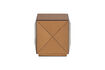 Miniaturansicht Beistelltisch 40x40 cm MDF und Spiegelglas Braun Glintz 5