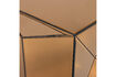 Miniaturansicht Beistelltisch 40x40 cm MDF und Spiegelglas Braun Glintz 7