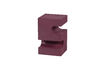 Miniaturansicht Beistelltisch 48x30 cm Metall Lila/Braun JESSA 1