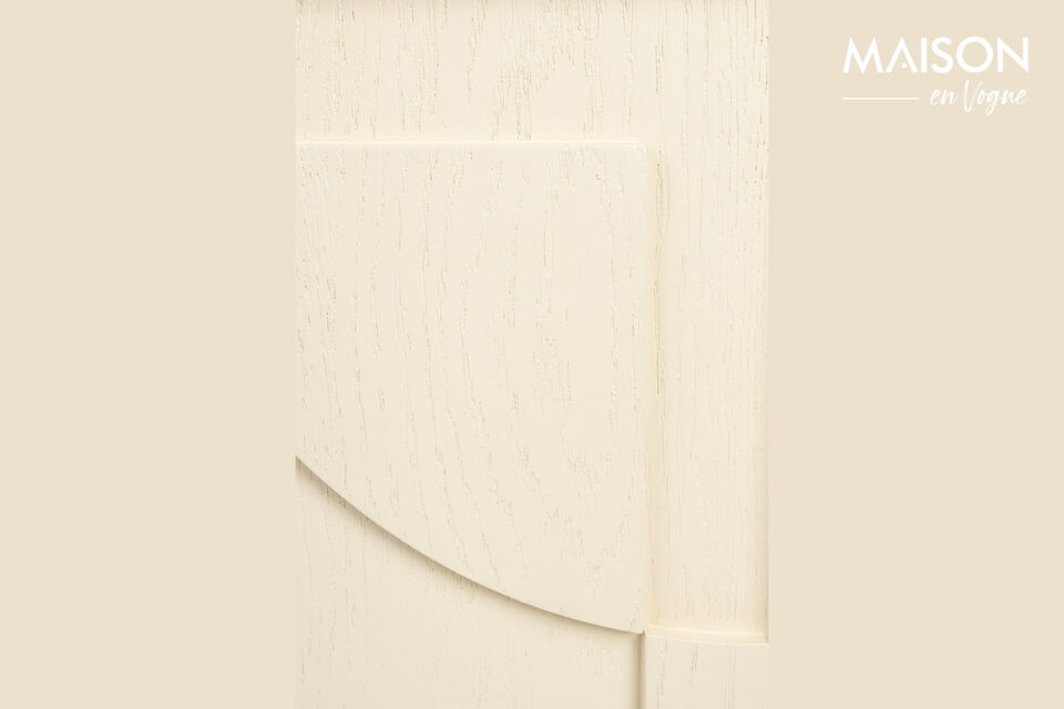 Beistelltisch aus beigem Holz Faces - 10