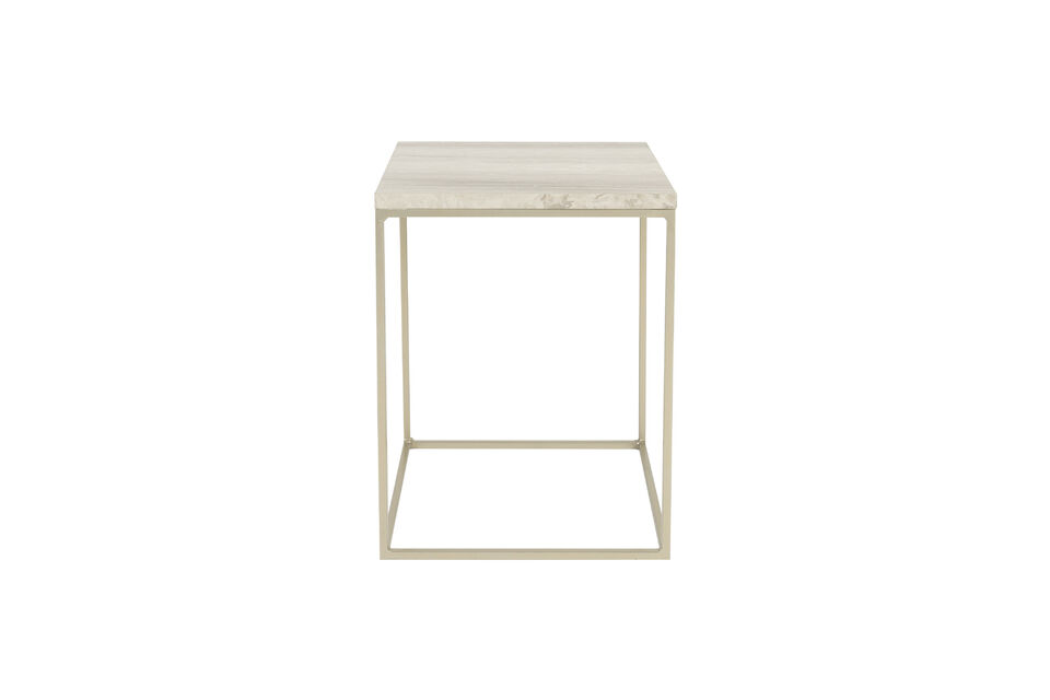 Beistelltisch aus grauem Marmor Stray Zuiver