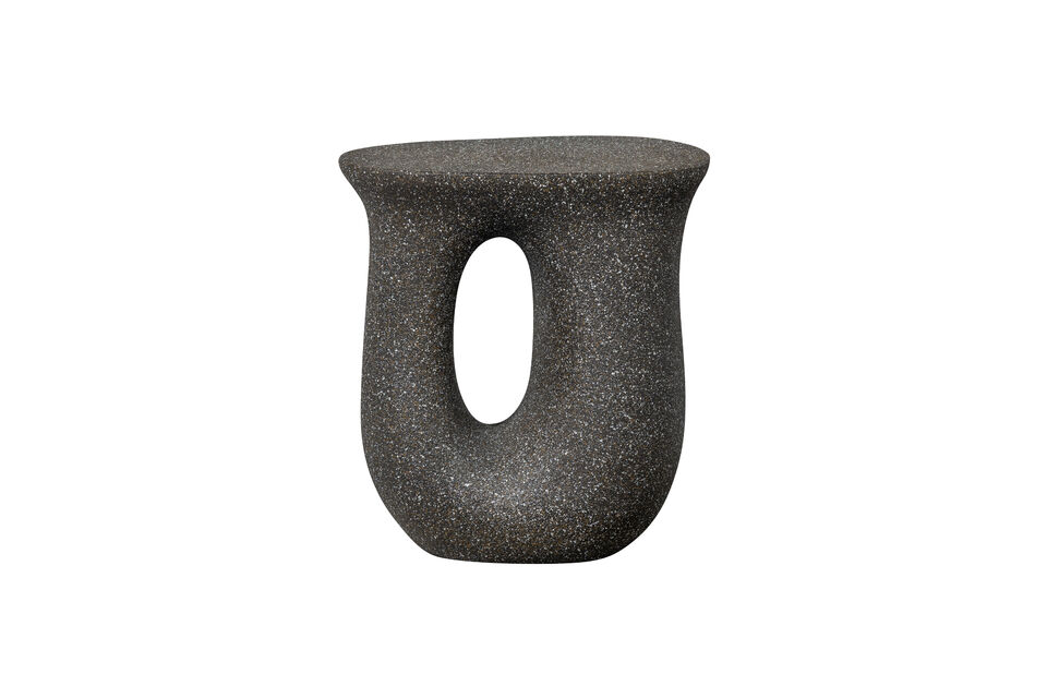 Beistelltisch gesprenkelt Magnesiumoxid Schwarz MOSON Woood