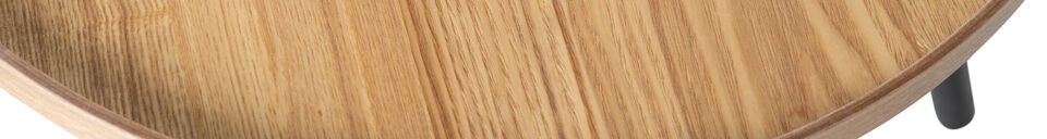 Materialbeschreibung Beistelltisch L Holz Natur MESA