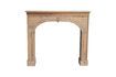 Miniature Beloeil light wood console fireplace 1