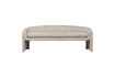 Miniature Bench 160 cm Beige Fabric Zone 4