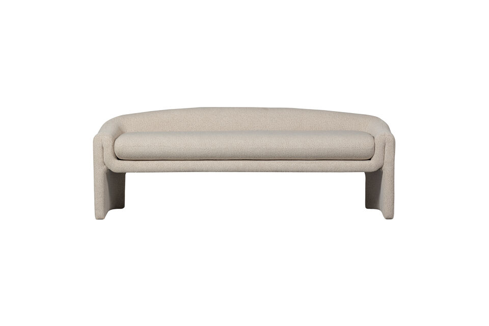 The subtle backrest provides great support and maintains the airy effect of this design