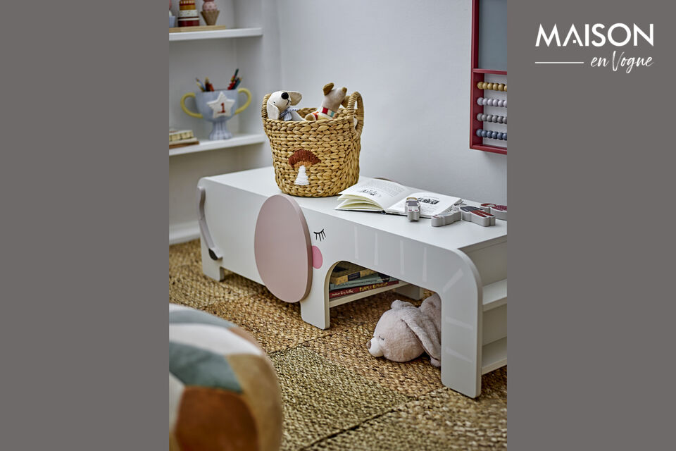 The Ferdinand Bench by Bloomingville MINI resembles a sweet elephant and is made of FSC-certified