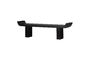 Miniature Bench with raised edges black mango wood Lox Clipped