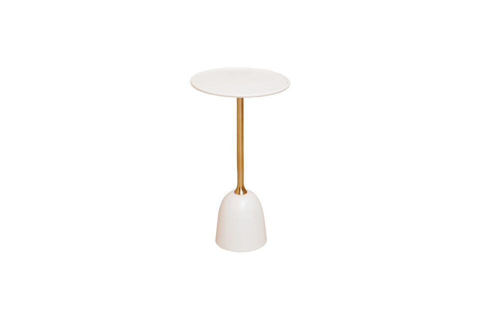 Discover elegance and functionality fused in a single object with our small tin side table