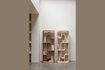 Miniature Bibliothèque en bois de chêne massif beige Seven 4
