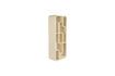 Miniature Bibliothèque en bois de chêne massif beige Seven 5