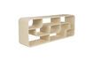 Miniature Bibliothèque en bois de chêne massif beige Seven 6