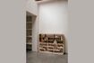 Miniature Bibliothèque en bois de chêne massif marron Seven 2