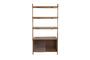 Miniature Bibliothèque en bois de frêne massif Marron Rise Détouré