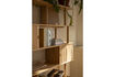 Miniature Bibliothèque en placage de noyer naturel Barbier 3