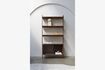 Miniature Bibliothèque et étagère en bois de frêne massif Marron Rise 1