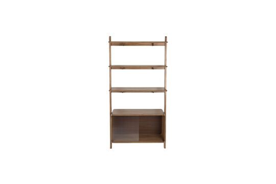 Bibliothèque et étagère en bois de frêne massif Marron Rise
