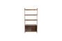 Miniature Bibliothèque et étagère en bois de frêne massif Marron Rise Détouré