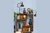 Miniature Bibliothèque réversible en bois foncé Open 8