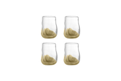 Bicchiere set da 4 in vetro naturale Ballard