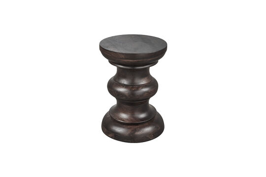 Bijzettafel 42xØ30 cm mangohout donkerbruin Jonah