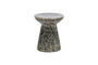 Miniatuur Bijzettafel 43x35 cm Keramiek Donkergrijs Fleck Productfoto