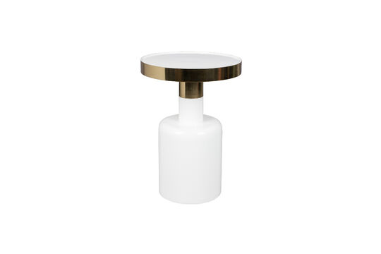 Zie de productbeschrijving bijzettafel Glam White Bijzettafel Glam White