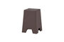Miniatuur Bijzettafel hoog fiber clay betonlook bruin Zina Productfoto