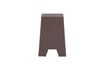 Miniatuur Bijzettafel hoog fiber clay betonlook bruin Zina 3