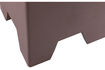 Miniatuur Bijzettafel hoog fiber clay betonlook bruin Zina 5