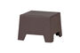 Miniatuur Bijzettafel laag fiberclay bruin betonlook Zina Productfoto