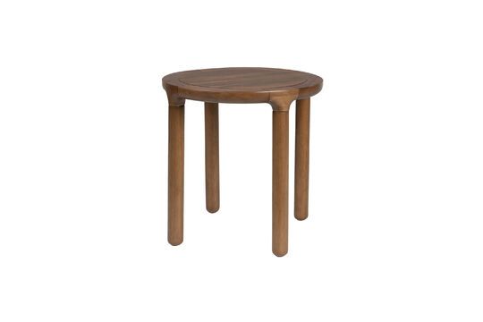 Zie de productbeschrijving bijzettafel van bruin hout Storm Bijzettafel van bruin hout Storm