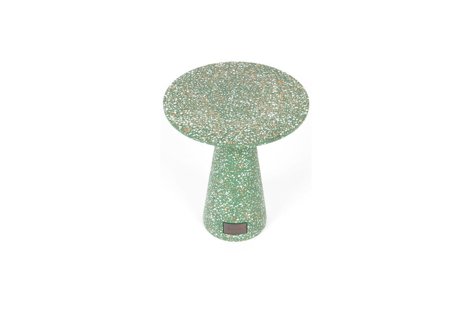 Bijzettafel gemaakt van terrazzo