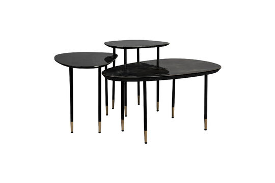 Zie de productbeschrijving bijzettafel zwart hout Phyllis Bijzettafel zwart hout Phyllis
