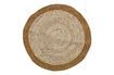 Miniatuur Birk bruin jute tapijt 1