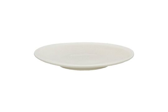 Biscotti beige porcelain plate Clipped