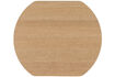 Miniature Bistro table extension 80x74 cm transparent oak Tablo 4