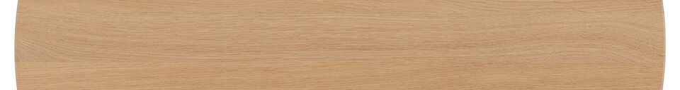 Benadrukte materialen Bistro tafel tussenstuk 80x74 cm eiken transparant Tablo