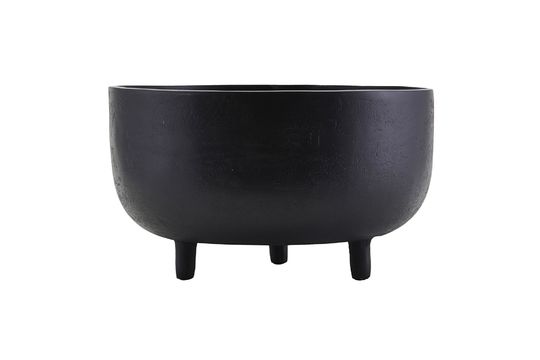 Black aluminum planter Jela