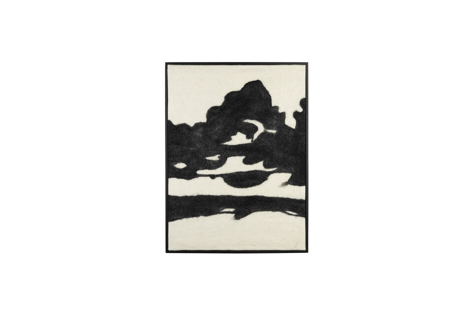 Black and white woolen picture Sameer DutchBone